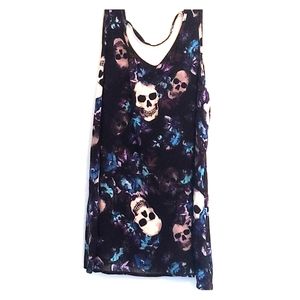 Cute skull tank top